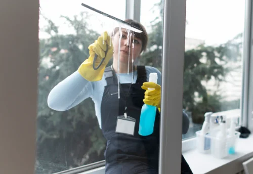 Nettoyage de vitres intérieures et extérieures à Bidon